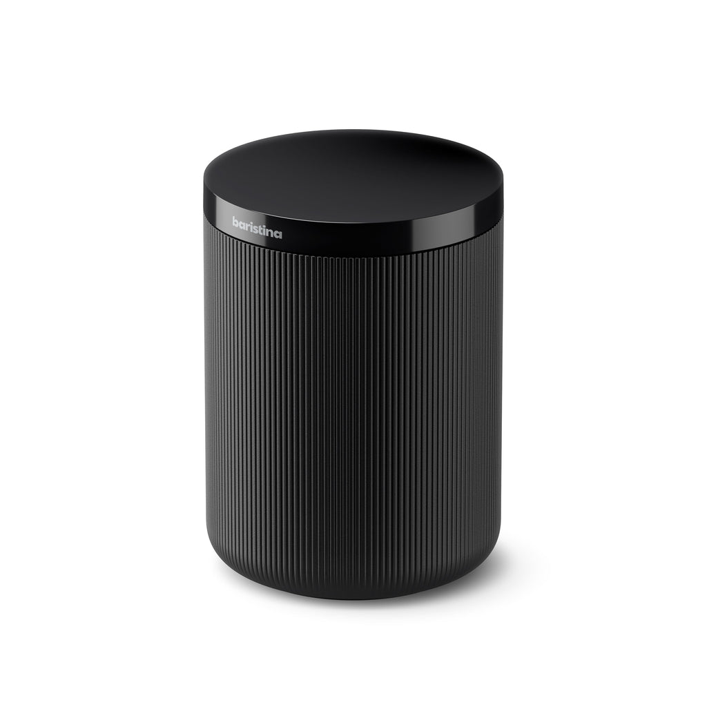 Baristina Coffee Grounds Box, black