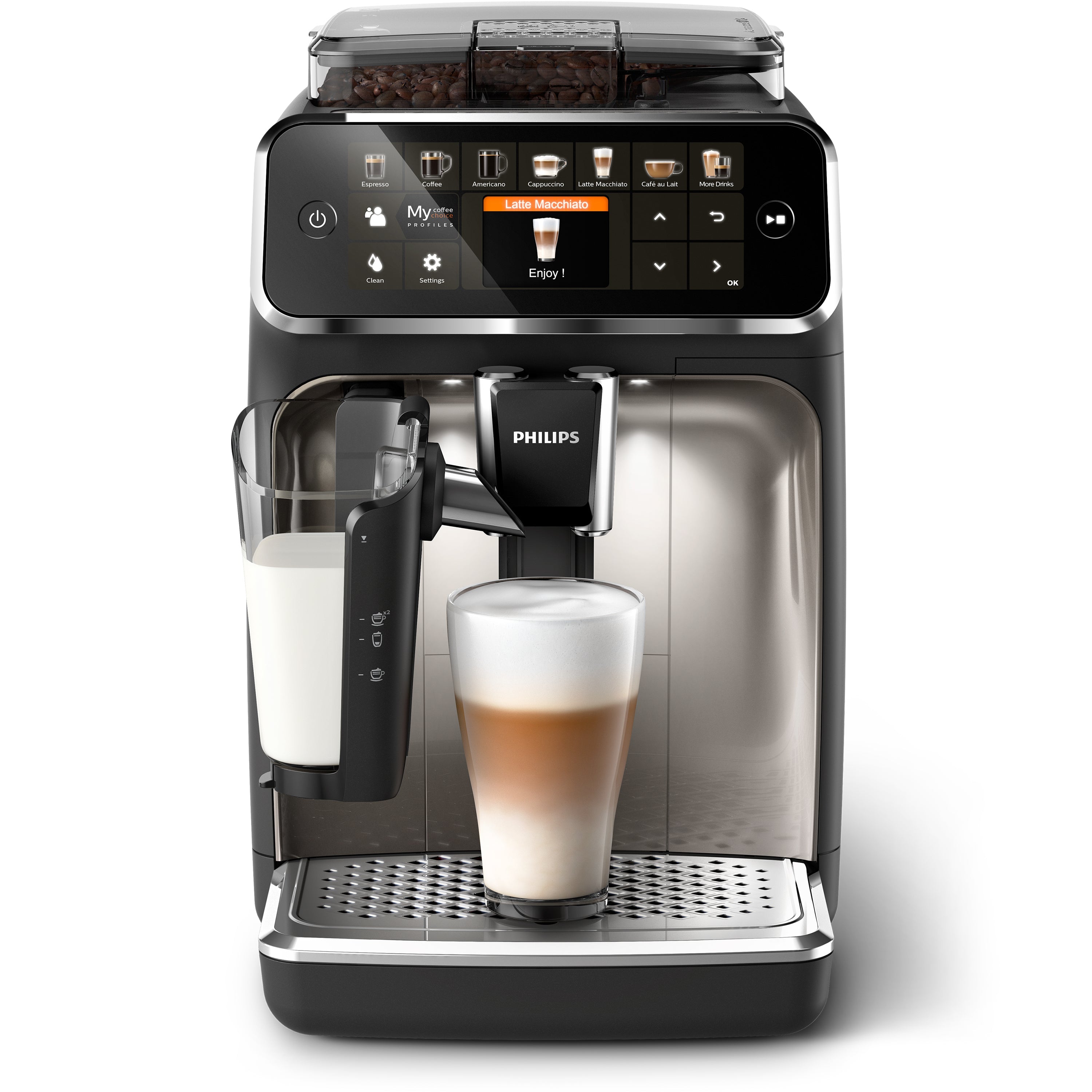 Philips 5400 Series Fully Automatic Espresso Machine - LatteGo